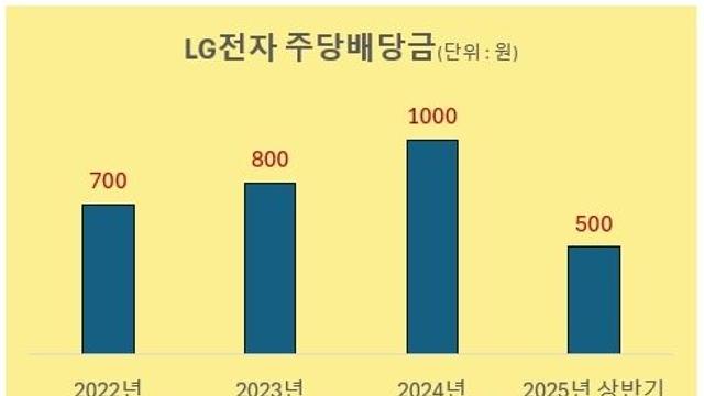 LG전자, 600억 자사주 소각…주당 500원 중간배당