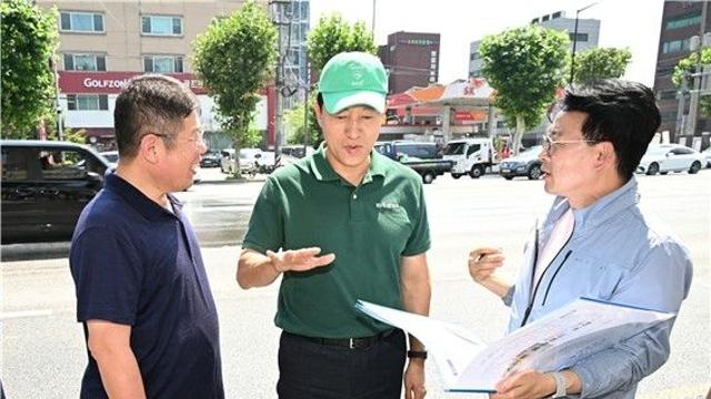 오세훈, '쿨링로드' 현장점검…