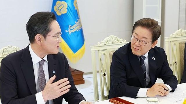 이재명 대통령, 이재용 삼성전자 회장과 만찬 회동