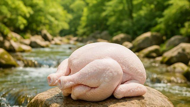 '생닭'을 계곡에 70시간 동안 담가뒀더니…'바글바글' 엄청난 일이 발생했네요