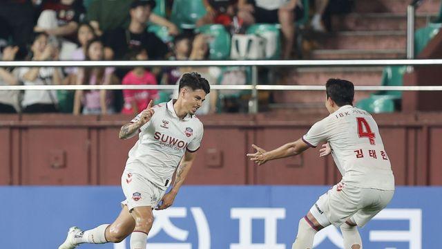 '포항전 멀티골' 수원FC 윌리안, K리그1 23라운드 MVP
