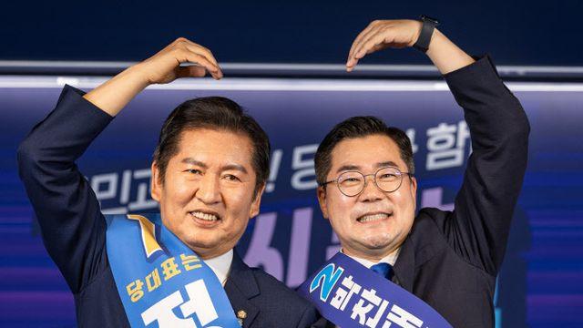 與당대표 선거 비방 과열에…정청래·박찬대 