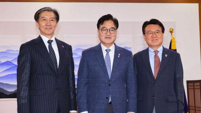 우원식 국회의장, 교도소서 조국 면회…'광복절 특사' 포함될까