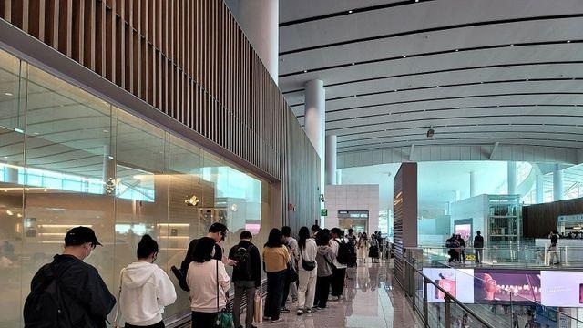 요즘 인천 공항에서 대기줄 제일 긴 곳