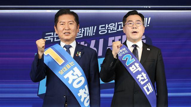 與 전대 '운명의 한 주'…鄭 '굳히기' 朴 '뒤집기' 막판 스퍼트