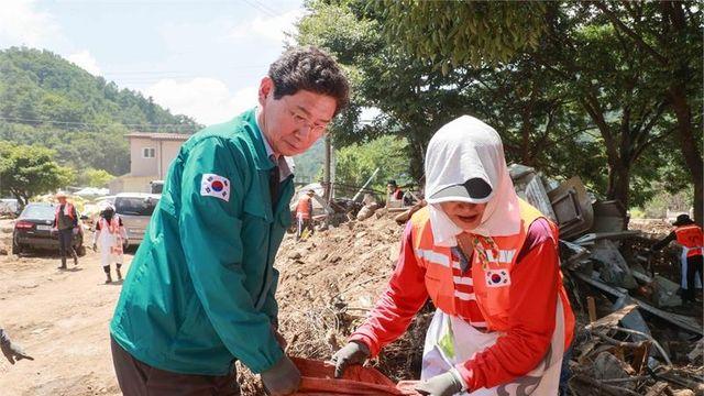 이상일 용인특례시장, 가평 수해복구 ‘맨발 리더십’...“끝까지 함께 하겠다”