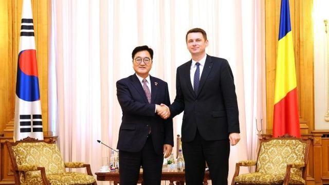 우 의장, 루마니아 상원의장과 회동…