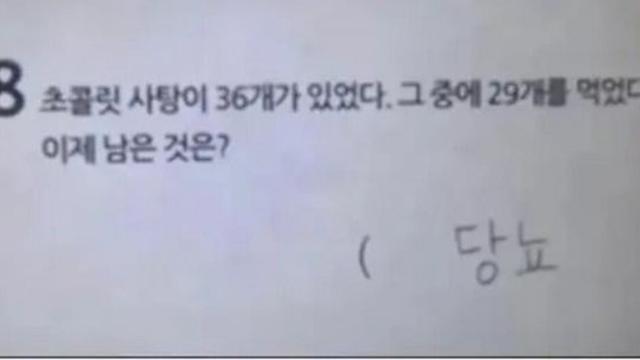 초딩 의대 준비반 문제