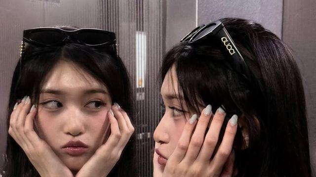 아이브 막내 이서, 비 오는 날 작정했나? 흰 셔츠 한 장으로 '분위기 여신' 등극