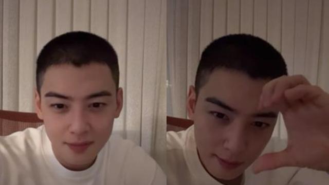 '입대 D-1' 차은우, 밤톨머리도 '굴욕無'…
