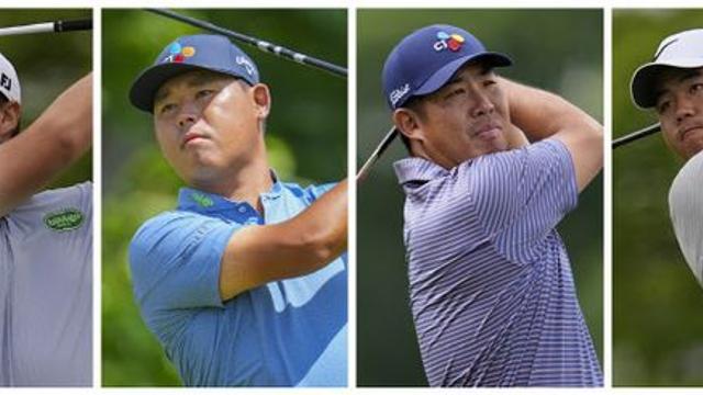 ‘쩐의 전쟁’ PGA 투어 PO 출전권 잡아라…총력전 펼치는 K골퍼 4인방