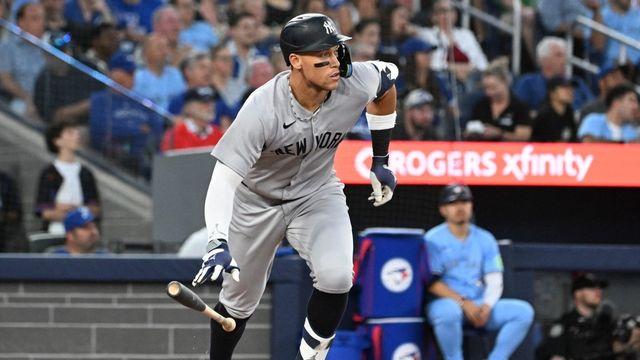 MLB 양키스 저지, 10일짜리 부상자 명단…오른쪽 팔꿈치 염좌