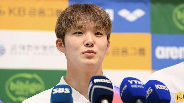 [단독] '전체 3위 결승행' 김우민 