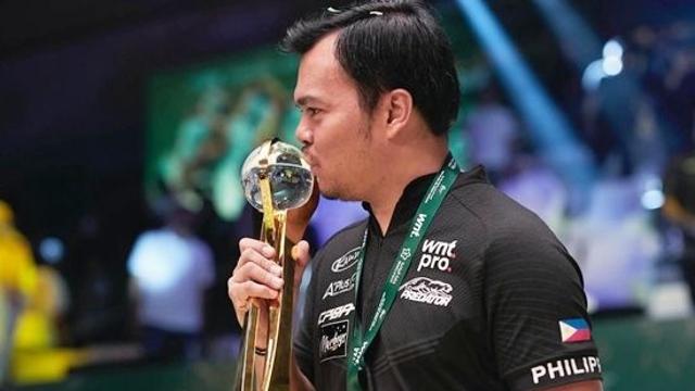 필리핀 ‘블랙타이거’ 카를로 비아도 세계9볼선수권 우승…3억4000만원 주인공
