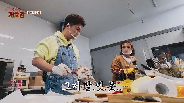 '개호강' 박선영, '강아지 알레르기' 딛고 헌신