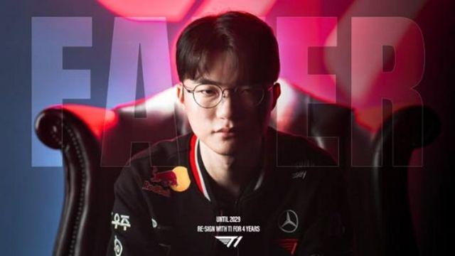 '페이커' 이상혁, T1과 4년 재계약 발표... 