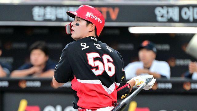 KIA '라이징 스타' 오선우, 첫 10홈런에도 들뜨지 않았다…