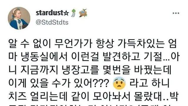 냉동실에서 발견한 26년된 치즈