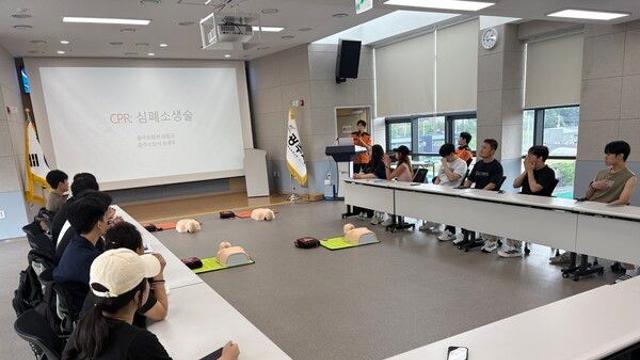 광주도시관리공사, 광주시워터파크 야외물놀이시설 근무자 안전교육 실시