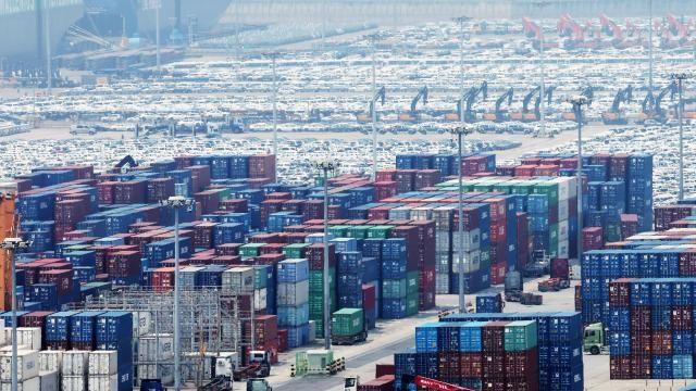 去年朝鲜出口额创新高 超九成商品出口中国