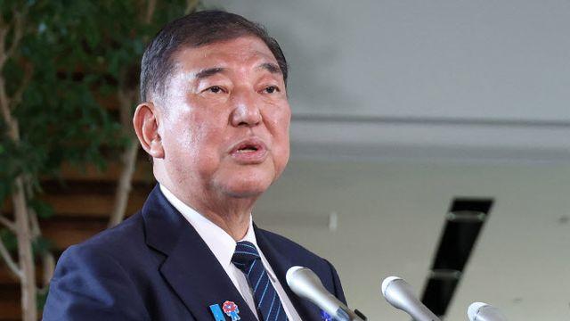 자민당 의원들 만난 日 이시바 