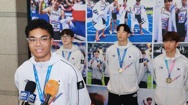 한국 육상 계주 첫 금메달 조엘진, ‘태양의 후예’ 염소 소년이었다 [왓IS]