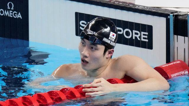 '아! 0.18초' 황선우, 세계수영선수권 男 자유형 200m 4위→입상 무산…포포비치 3년 만에 금메달 (종합)