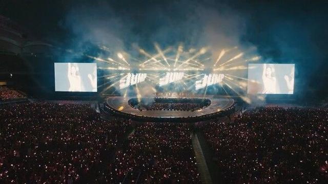 블랙핑크, '뛰어' 고양콘 현장 공개…7만8천 블링크와 '핑크빛 JUMP'