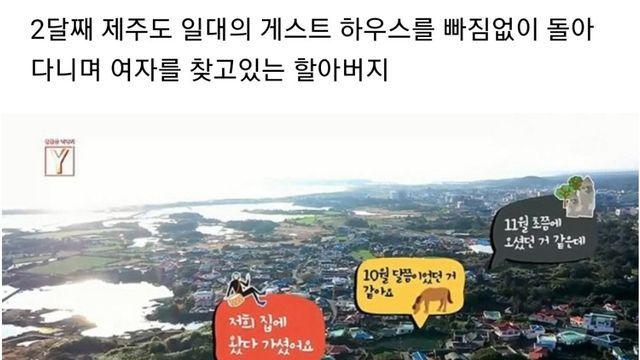 5년 전에 만난 26살 여성을 찾고 있는 60대 할아버지