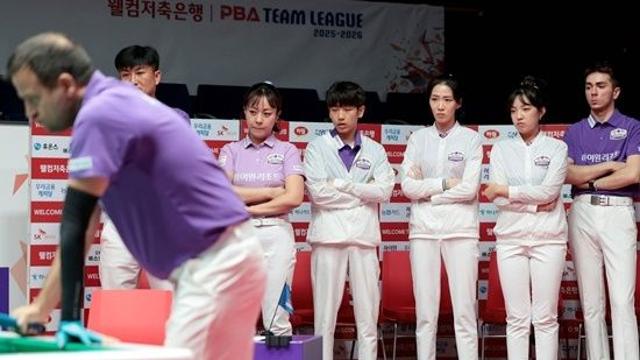 ‘승승승승승’ 하이원 마침내 단독1위…에스와이에 0:2→ 4:2 역전승[PBA팀리그 1R]