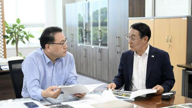 이용록홍성군수, 특별재난지역 추가 지정 건의
