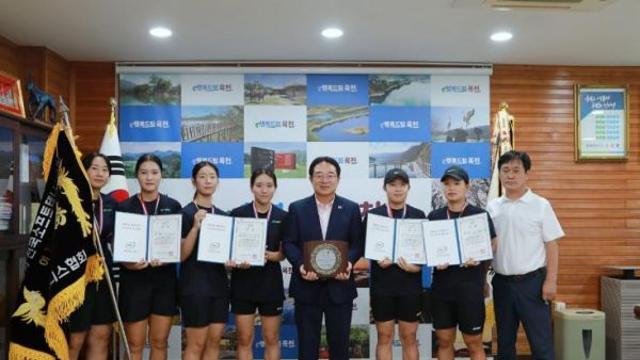 옥천군 실업팀(정구), 제63회 대통령기 전국 소프트테니스대회 단체전 금메달 획득