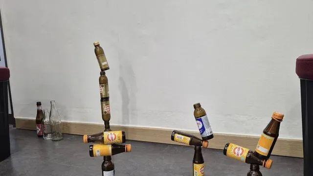 병 겹쳐세우기 달인 ㄷㄷㄷ,,
