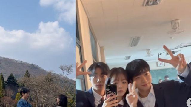 '♥추영우와 뽀뽀폭격 엔딩' 조이현…현장도 달달 