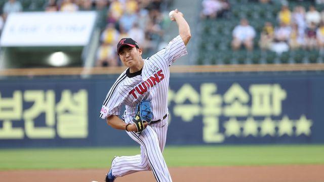 ‘두 달 만에 다시 QS+’ 손주영, 최고의 7월 마무리…LG 후반기 4연속 위닝시리즈