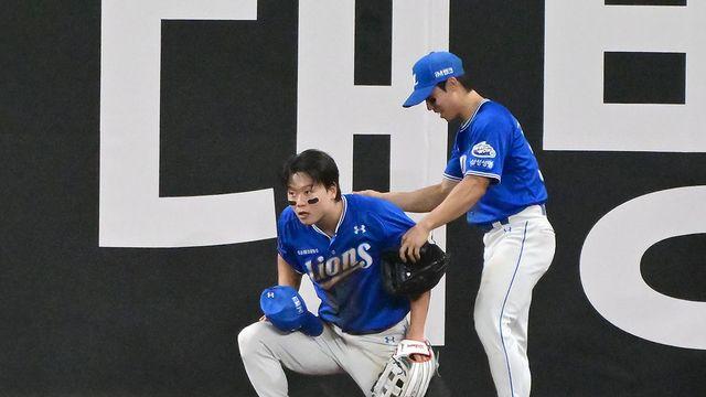 박진만도 놀란 박승규 '슈퍼 호수비'…