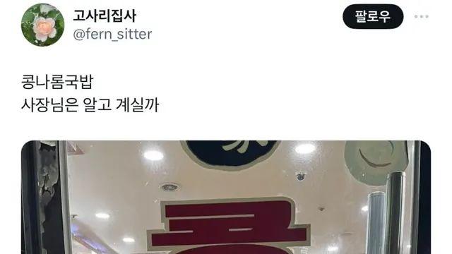 콩나롬국밥 사장님은 알고 계실까.jpg,,