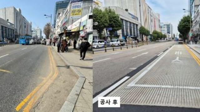 안양시, 버스정류장 2곳 내구성 높은 콘크리트로 포장…3억5천만원 투입