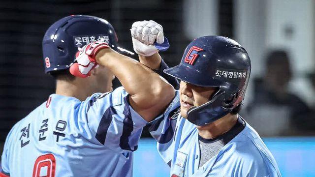 '손호영 첫 만루포' 롯데, NC와 '낙동강더비' 위닝시리즈