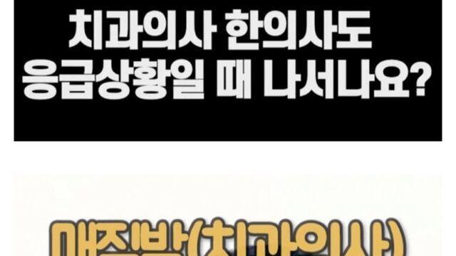 치괴의사 한의사한테 비행기 닥터콜이란