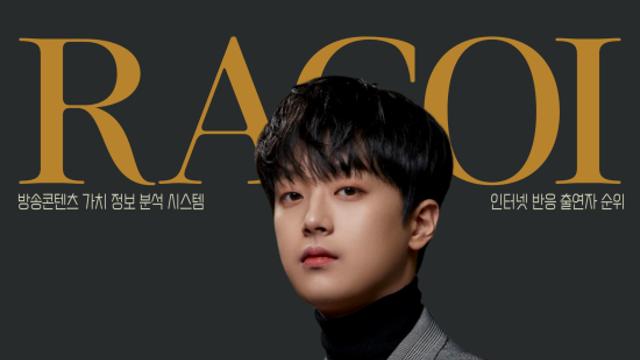 '찬또배기' 이찬원, 7월 4주 차 라코이 男 예능 출연자 13위