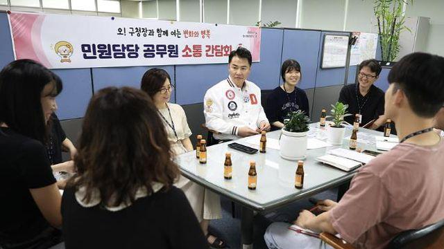 오언석 도봉구청장, 민원 최일선 공무원 만나 ‘찐’ 고충 들었다