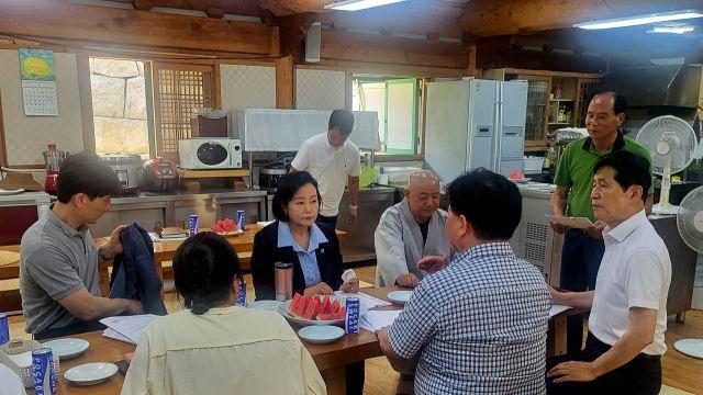 정윤경 경기도의회 부의장, 수리사 종교문화 체험시설 조성 앞장