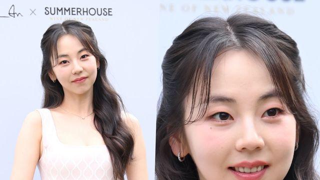 '인간 복숭아' 안소희, 핑크로 물든 예쁨