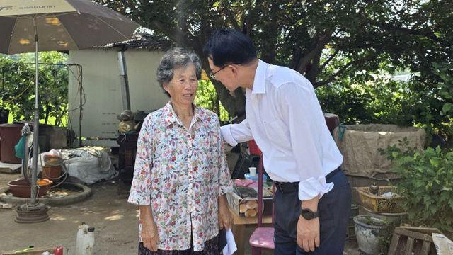 이완섭 서산시장, 주택 침수 피해 가정 직접 찾아 '위로와 희망 전달'