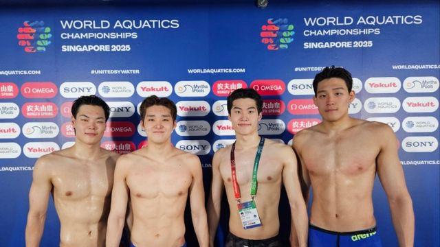 [단독] '세계선수권 메달 도전' 男 계영 800m 대표팀 
