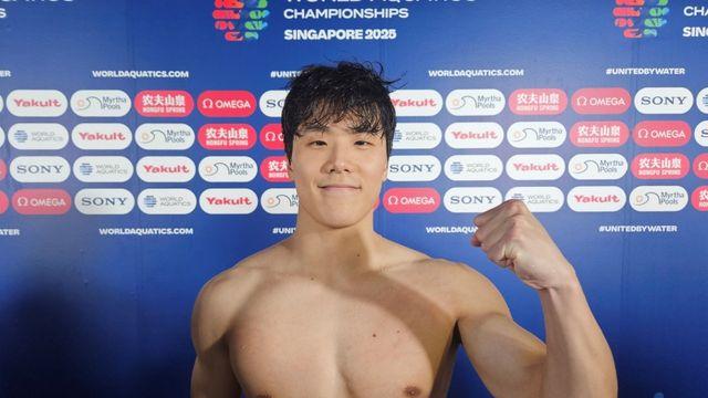[단독] '아시아신기록'에도 만족 없다? '男 자유형 50m 결승행' 지유찬 