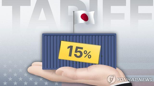 日, 美 '상호관세 25%→15% 서명'에 