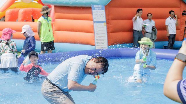 강서구 '우장산 워터파크' 개장…10일까지 운영