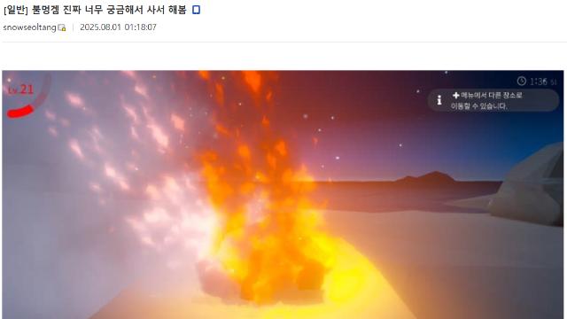 불멍겜이 궁금해서 사본 닌갤러 